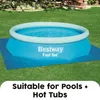 Bestway® PE- Bodenplane 335 x 335 cm, blau, quadratisch Produktbild-Vorschau 6