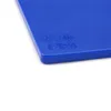 A close-up view of the corner of a blue cutting board, showing embossed symbols. Anteprima dell’immagine prodotto