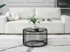 Tavolino da caffè di design IRAKLI - marmo nero / nero Anteprima dell’immagine prodotto 5