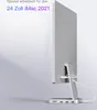 A silver iMac computer with a docking station attached to its base. Produktbild-Vorschau