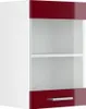 Küchenglasschrank Vicco R-Line Rot Hochglanz 40 cm, Model Produktbild-Vorschau 1