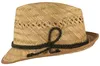 Kinder Trachtenhut Strohhut Trilby mit Seidenkordel von Hut-Breiter in beige Produktbild-Vorschau