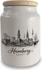Skyline Hamburg Stadtsilhouette Keksdose Produktbild-Vorschau 1