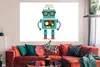 MuchoWow® Poster Roboter - Brille - Zahnräder - Gesicht - Produktbild-Vorschau 2
