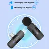 BOYA BY-V10 One-Trigger-One 2,4 GHz bezdrôtový mikrofónový Náhľad obrázku produktu 9