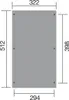 Einzelcarport 617 Gr.1 ohne Dach B x T x H 322 x 512 x 233 Produktbild-Vorschau 3