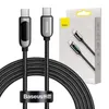 Baseus Display USB-C kabel, 100W, 2m - černý Náhled obrázku produktu 9