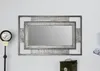 MASSIVMOEBEL24 | Miroir  76x4x122 cm - Fer brut et Bois de Voir les images du produit 2