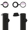 vidaXL Pied de parasol en fer noir, 0,6 kg, pour mâts de 40 Voir les images du produit 5