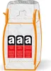A white and orange big bag container for hazardous waste, with warning labels in multiple languages. Voir les images du produit