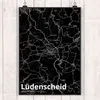 Mr. & Mrs. Panda Bild Lüdenscheid DIN A3 - Geschenk, Produktbild-Vorschau 2