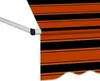 vidaXL Einziehbare Markise Handbetrieben 350 cm Orange und Produktbild-Vorschau 3
