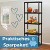 2er Set Steckregal Kunststoff Standregal Vorratsregal Produktbild-Vorschau 6