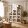 SELO Libreria moderna 50 x 31 x 183 cm – Bianco – 5 ripiani Anteprima dell’immagine prodotto 5