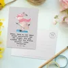 Mr. & Mrs. Panda Postkarte Skifahren Trainerin Liebe - Grau Produktbild-Vorschau 3