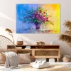 Bild auf Leinwand - Leinwandbild - Blumen Vase - 120x80cm - Produktbild-Vorschau 7