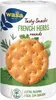 A cylindrical package of Wasa crackers with a prominent cracker in the foreground. Produktbild-Vorschau