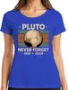 Pluto Never Forget 1930 2006 Vintage Retro Space Astronomy Náhľad obrázku produktu 7
