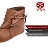Mittelalter Schuhe Dunkelbraun mit Ledersohle "London" 39 Produktbild-Vorschau 4