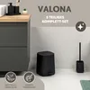 eluno Bad-Set VALONA 5tlg. mit Seifenspender, Becher, Produktbild-Vorschau 2