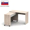 Kondela Rozkládací PC stolek Versal New - dub sonoma / bílá Náhled obrázku produktu 4
