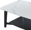 CasaDolce Couchtisch BELINDA, weiß, schwarz, 130x70x45 cm, Produktbild-Vorschau 2