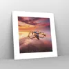 Poster - Poster ohne Rahmen - £ódŸ Westen Die Sonne - 30x30 Produktbild-Vorschau 7