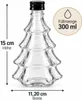 12 x Tannenbaum Likörflasche 300 ml aus Glas mit Produktbild-Vorschau 3