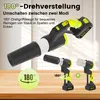 Akku Laubbläser, 180° Drehregelung, 3-Gang & 306km/h Produktbild-Vorschau 2