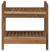 vidaXL Scaffale da bagno in teak naturale 45 x 30 x 45 cm Anteprima dell’immagine prodotto 2