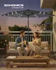 SONGMICS Sonnenschirm Ø 270 cm mit 32 LED-Lämpchen Produktbild-Vorschau 10