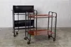 DON HIERRO - Servierwagen, klappbar, 2 Böden, Schwarzem Produktbild-Vorschau 3