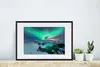 MuchoWow® MuchoWow® Gerahmtes Poster Nordlichter - Schnee - Produktbild-Vorschau 4