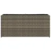 vidaXL Hochbeet mit 2 Fächern Grau 90x20x40 cm Poly Rattan Produktbild-Vorschau 5