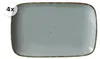 Servierplatte 24x15,5cm 4er Set Casa blau Produktbild-Vorschau 1