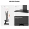 Collage of product features for a monitor stand. Produktbild-Vorschau