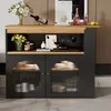 Ausziehbarer Bartisch 138-193x39x105cm Esstisch Stauraum Produktbild-Vorschau 5
