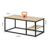 VOWNER Couchtisch, Wohnzimmer Tisch, Stahlrahmen Produktbild-Vorschau 2
