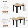 Mondeer Ausziehbarer Esstisch 120-160cm für 4-6 Personen, Produktbild-Vorschau 7