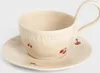 HOMLA ISERNIA Tasse mit Untertasse im Kirschdesign 0,2 l Produktbild-Vorschau 2