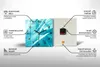 Wallfluent Hodiny - Sklenené Nástenné Hodiny - Tichý Quartz Náhľad obrázku produktu 7