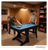 Relaxdays speeltafel, 4-in-1, tafelvoetbal, biljart, Productafbeelding-voorbeeld 3