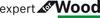 The image displays the brand name "expert for Wood" in a stylized font, with a green bar at the bottom. It appears to be marketing material for a woodworking product. Produktbild-Vorschau
