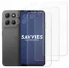 A product shot of a smartphone with screen protectors and camera protectors. Produktbild-Vorschau