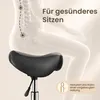 SONGMICS Sattelhocker, Ergonomischer Rollhocker aus Produktbild-Vorschau 6