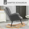 HOMCOM Schaukelstuhl Sessel Relaxsessel bis 120 kg, Produktbild-Vorschau 4