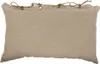 Sofakissen mit 4 Kordel-Schleifen Dekokissen in beige ca. Produktbild-Vorschau 1