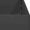 A close-up view of the corner of a dark gray planter box, showing the metal construction and some screws. Anteprima dell’immagine prodotto
