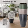 Grote, outdoor bloempot ZENTO, kleur taupe, afmetingen 39 x Productafbeelding-voorbeeld 3
