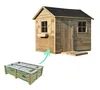 4iQ Holz-Spielhaus Witek für Kinder Gartenhaus aus Holz, Produktbild-Vorschau 4